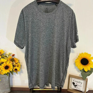 Adidas Men’s 2XL Short Sleeve Gray athletic Shirt